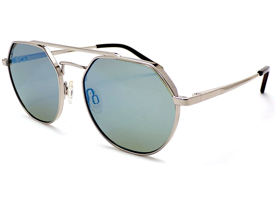 Lunettes De Soleil Serengeti Designer Unisex Aviateur Or Brun Polarise 56mm