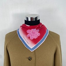 Vintage Hanae Mori Handkerchief Neckerchief Bandana Pocket Square Gift