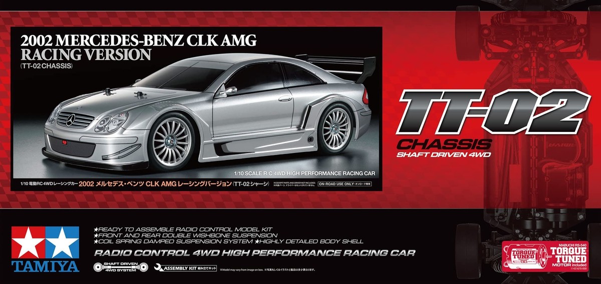 Tamiya 1/10 Electric RC Car Series Mercedes-Benz CLK AMG Racing