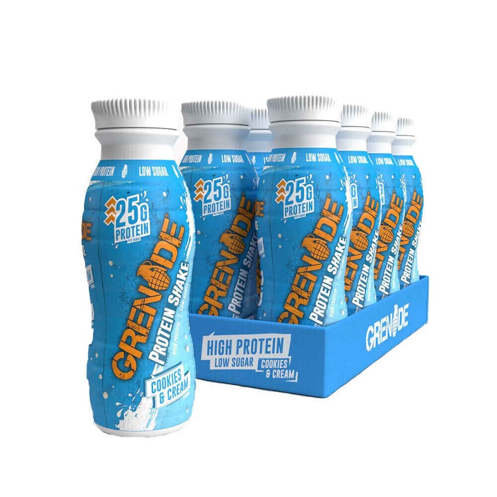 Grenade 8 x 330ml Protein Shakes Cookie and Cream