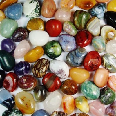 400 g XXL Trommelsteine Edelsteine Heilsteine Massagesteine Top Qualität Stone