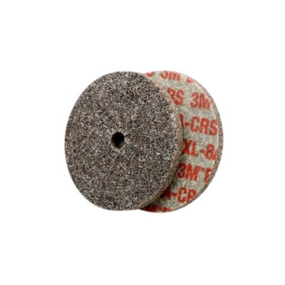 Scotch-Brite EXL Unitized Wheel, XL-UW, 8A Coarse, 2 in x 1/4 in x1/4in