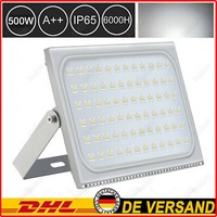 500Watt Led Fluter AußEn Strahler Scheinwerfer Kaltweiß Flutlicht Gartenlampe