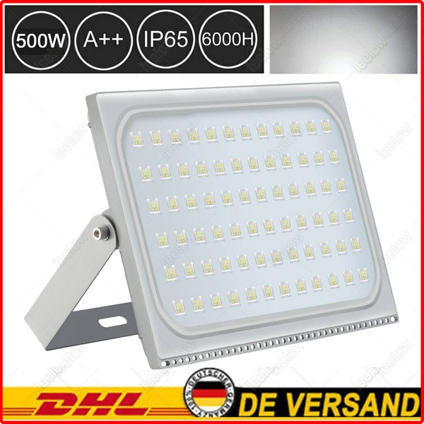 500Watt Led Fluter AußEn Strahler Scheinwerfer Kaltweiß Flutlicht Gartenlampe-image