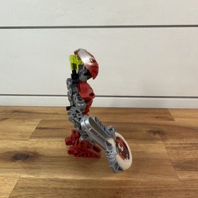 LEGO Bionicle 8607 Matoran of Metru Nui Nuhrii Red Complete w/ Disk Ships Fast!