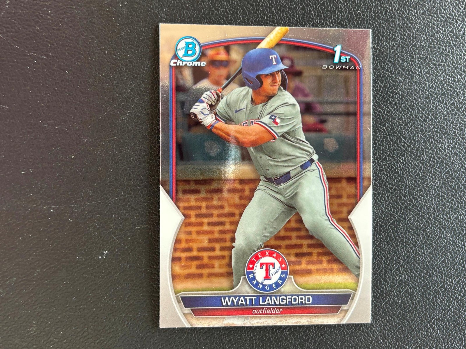 Wyatt Langford 2023 Bowman Chrome 1st Rookie RC Texas Rangers E96