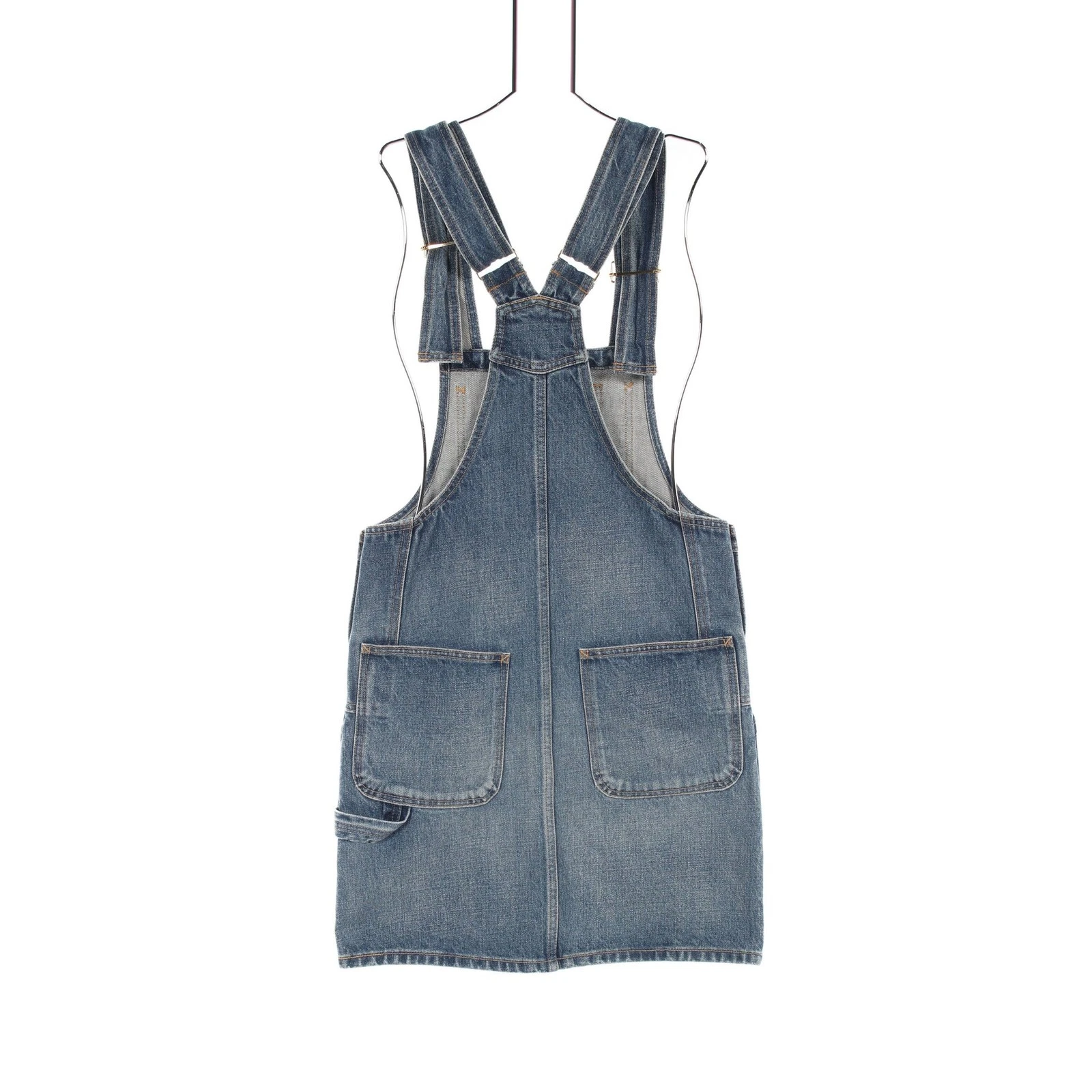 【Abito】CELINE Abito Trionfo Denim Blu Indaco Invecchiato Dal Giappone