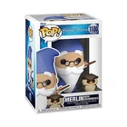 Funko POP Pop | Buddy Disney: Sword in The Stone - Merlin with Archimedes, Multi