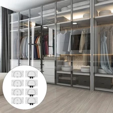4 Pairs Stainless Steel Closet Sliding Door Rollers Wheels for Cupboard Cabinet
