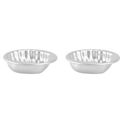 2 Pcs Baking Moulds Metal Pudding Aluminum Alloy Molds Aluminium Cake