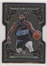 2019-20 Panini Obsidian Pitch Black Electric Etch Yellow 5/10 Andre Drummond 7y2