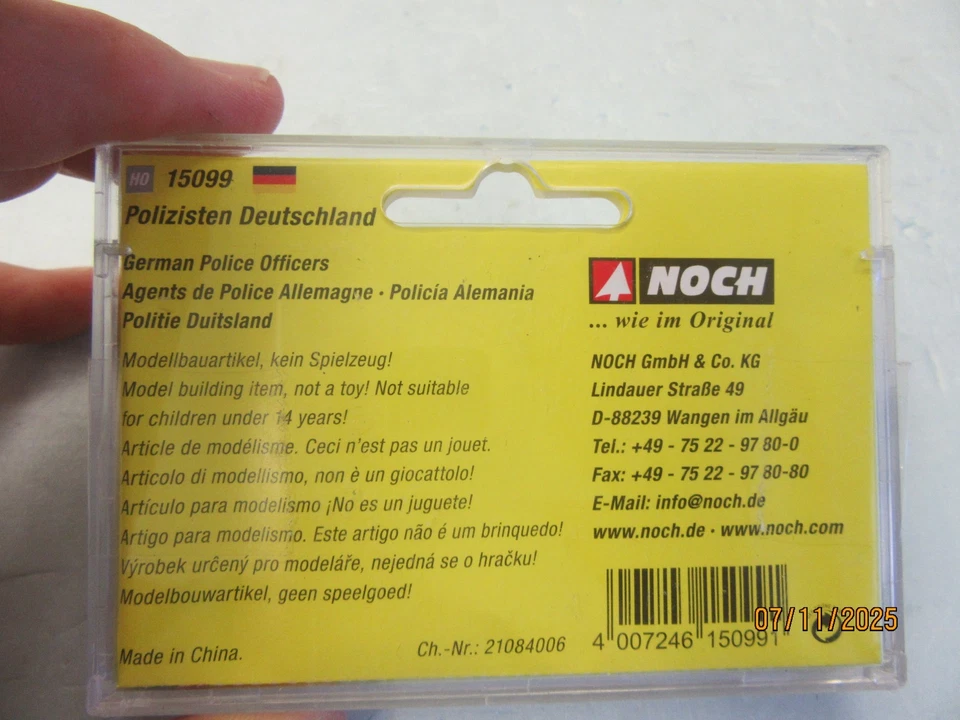HO - Noch 15099 German Police Officers - NIB - Image 3 of 3