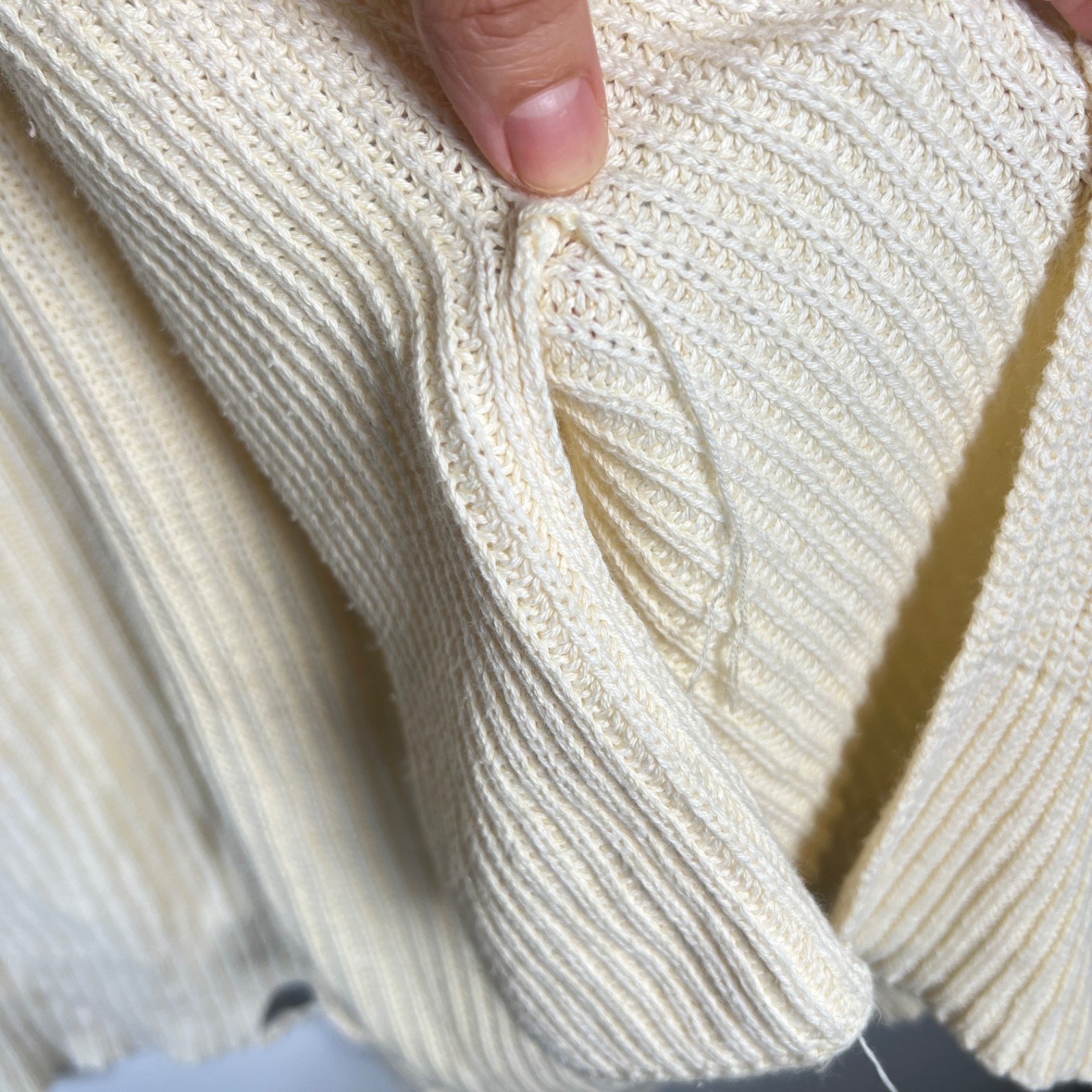 Universal Thread Cream Open Front Long Cardigan P… - image 5