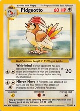 Pidgeotto 22/102 Base Set Regular LP on eBay