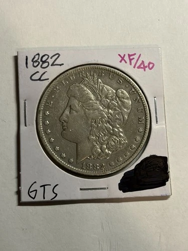 1882-CC Morgan Silver Dollar XF Better Date CC
