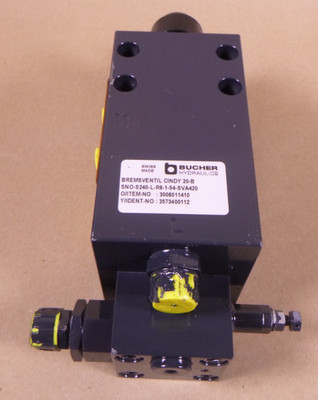 Bucher CINDY 20-B Leak-Free Load-Control Balance Motor Control Valve Size 20