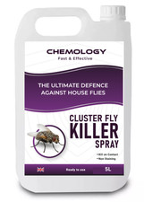 5L - Powerful Cluster Fly Killer Spray Treatment - Professional Control Solution