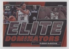 2019 Panini Donruss Optic Elite Dominators Red Prizm 24/99 DeMar DeRozan #21 b8h