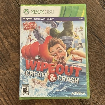 WIPEOUT CREATE & CRASH XBOX 360 KINECT BRAND NEW FACTORY SEALED FAST SHIPPING 