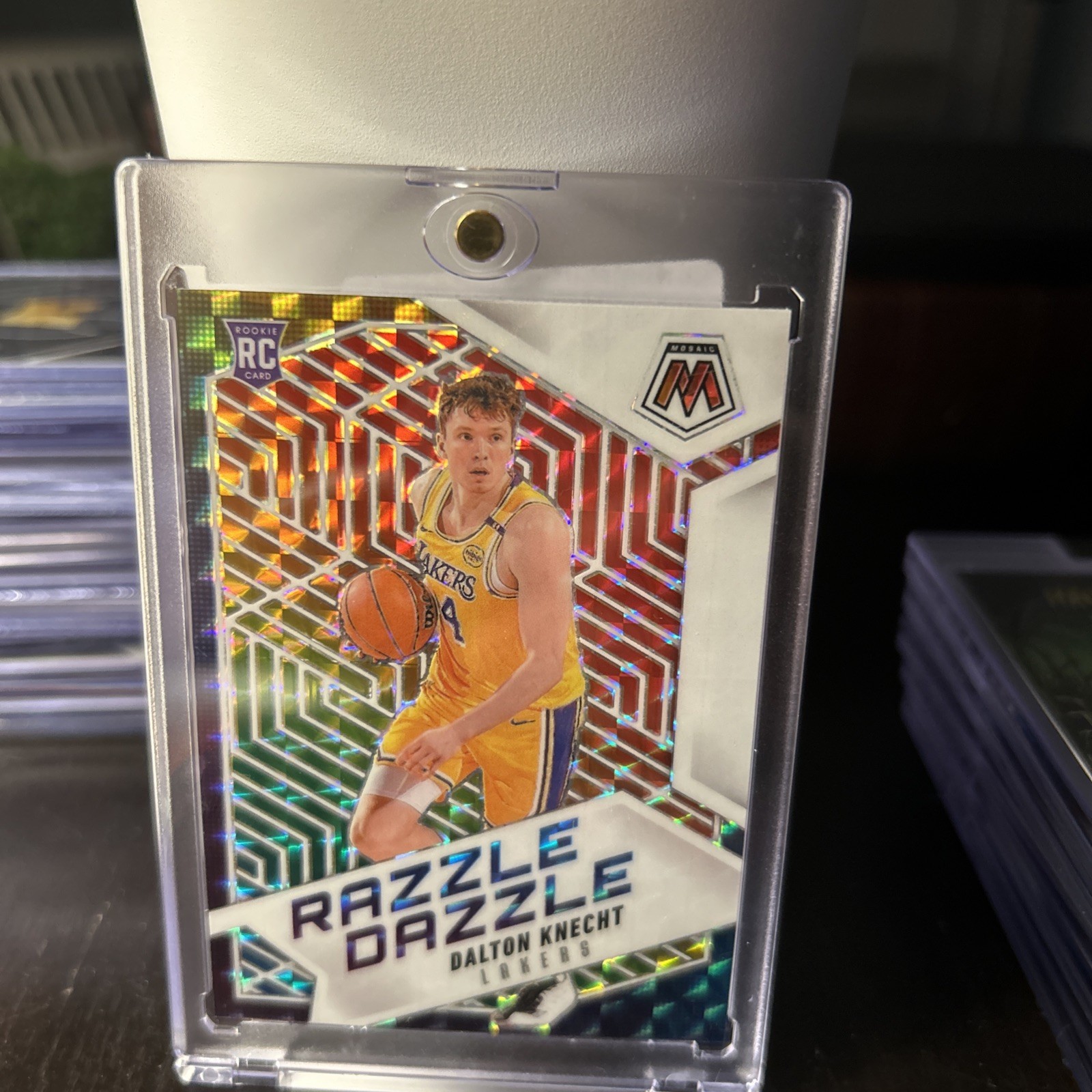 2024-25 Mosaic Razzle Dazzle #11 Dalton Knecht RC Lakers SP