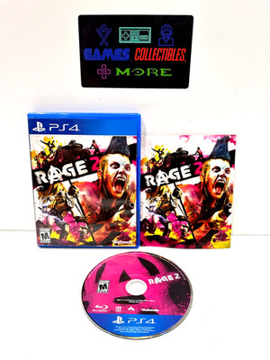 Rage 2 (Sony PlayStation 4, 2019) PS4 Complete with Inserts Fully TESTED CIB