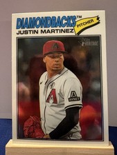 2026 Topps Heritage Chrome Refractor Justin Martinez Diamondbacks 263