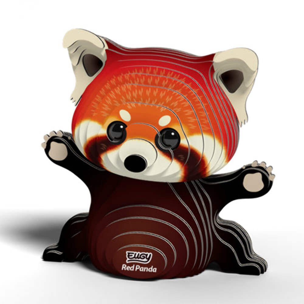 EUGY Red Panda 3D Model Kit Educational STEM Toy Animal Gift Age 6+