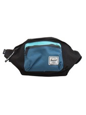 Herschel Borsa Uomo Nera 100% Poliestere Cintura Borsa E Cintura Confezione Vita