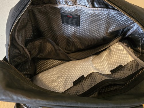 Tumi Alpha Bravo Leather Laptop Briefcase w/ Manual and Protection Case - Picture 12 of 19
