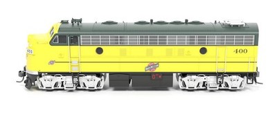 Broadway Limited HO Scale ~ EMD F7A ~ Chicago North Western CNW #401 ~ DCC Sound