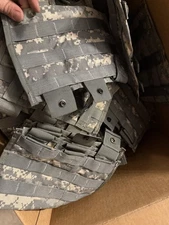 6x - Army Surplus MOLLE Triple Mag Pouches – M4/AR – ACU Digital Camo Military