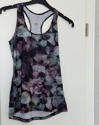 SOC Damen Trägershirt TCS AIRFLOW Racerback atmungsaktiv Blumen S bunt