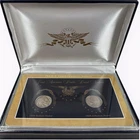 US COMMEMORATIVE GALLERY 1938 BUFFALO-D + JEFFERSON-P NICKEL COIN SET IN CASE