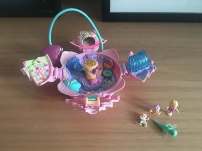  Polly Pocket Fountain Fantasy Seerose Bluebird  90er 