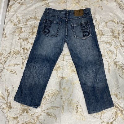 Vintage Dolce & Gabbana Big Logo Jeans 36X26.5 Distressed | eBay