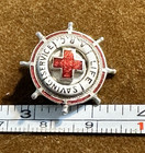 Vintage American Red Cross - Life Saving Service Life Preserver Pin - ARC Brooch — photo 5