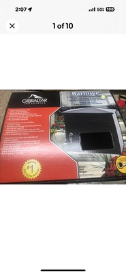 Gibraltar Mailsafe Steel Lockable Security Wall Mount Mailbox Barlowe Key Black