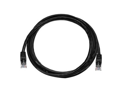 7ft Ethernet Cord Black  - 350 MHz Category 5E Patch Cord (UTP)