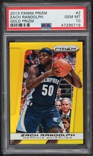 2013 Prizm Gold #2 Zach Randolph /10 PSA 10 GEM MINT