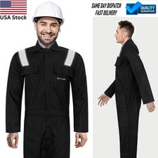 Work Wear Overall Boiler Suit Long Sleeve Coveralls Mechanics Painter Protective