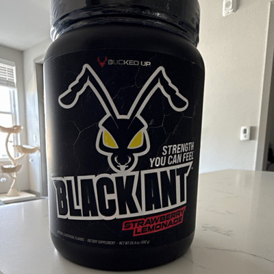 Bucked Up Black Ant Pre-Workout Powder Strawberry Lemonade 24.4 oz