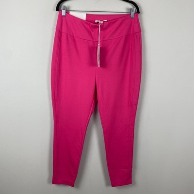 Dear Scarlett Magic Skinny Pull On Ankle Pants Size 1X Pink Stretch
