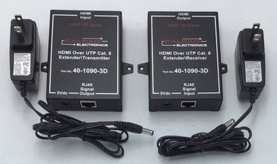 Calrad 40-1090-3D HDMI 1080p 3D RJ45 Signal Over UTP Cat 6 Extender Set  j761