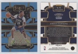2023 Panini Select Concourse Light Blue Prizm /299 Jordan Hawkins #72 Rookie RC