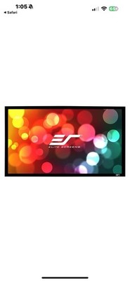Elite Screens Cinegrey 3D ER110DHD3 Sable Frame Series 110'' Projection Screen