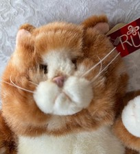 Russ Berrie Plush Cat Penelope Orange Kitty UNUSED Original Tag