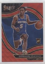 2020-21 Panini Select Courtside Red Wave Prizm Immanuel Quickley #276 g9t