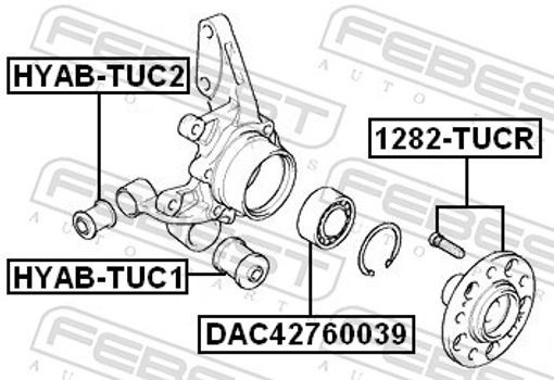 4x ✅Fits FEBEST DAC42760039 FRONT WHEEL BEARING 42X76X39  ⭐UK Seller⭐