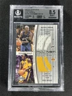 2002-03 Upper Deck Michael Jordan/Kobe Bryant Honor Roll Dual Patch BGS 8.5 MT+