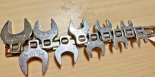 10 Pc Napa Crowfoot Wrench Set USA  3/8" TO 1"